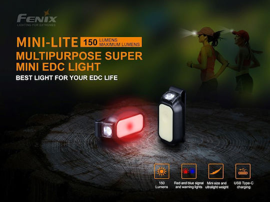 Fenix Акумулаторен LED Фенер IP66 с Максимална Яркост 150 Лумени