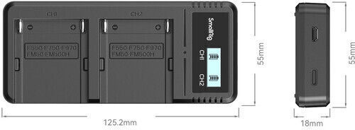 SmallRig Double Battery Charger