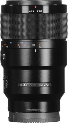 Sony Full Frame Φωτογραφικός Φακός FE 90mm f/2.8 G OSS Telephoto / Macro για Sony E Mount Μαύρος