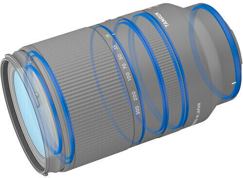 Tamron Crop Φωτογραφικός Φακός 18-300mm F/3.5-6.3 Di III-A VC VXD Super Telephoto για Sony E Mount Μαύρος