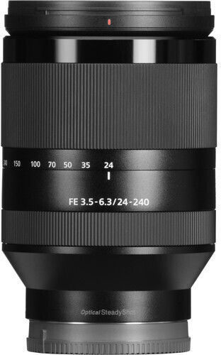 Sony Full Frame Φωτογραφικός Φακός FE 24-240mm F3.5-6.3 OSS Standard Zoom / Tele Zoom / Wide Angle Zoom για Sony E Mount Μαύρος