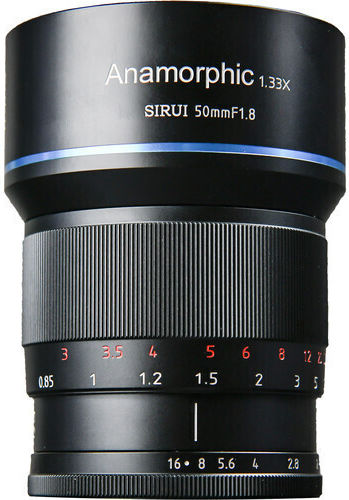 Sirui Crop Φωτογραφικός Φακός Anamorphic 50mm f/1.8 Standard Zoom για Micro Four Thirds (MFT) Mount Μαύρος