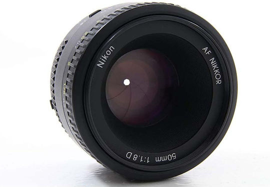 Nikon Full Frame Φωτογραφικός Φακός AF Nikkor 50mm f/1.8D Σταθερός για Nikon F Mount Μαύρος