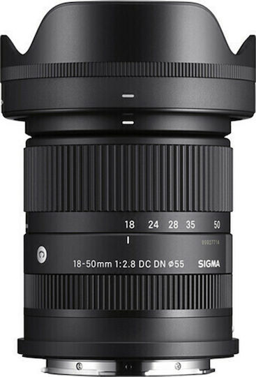 Sigma Crop Camera Lens 18-50mm F/2.8 DC DN Standard Zoom for Fujifilm X Mount Black