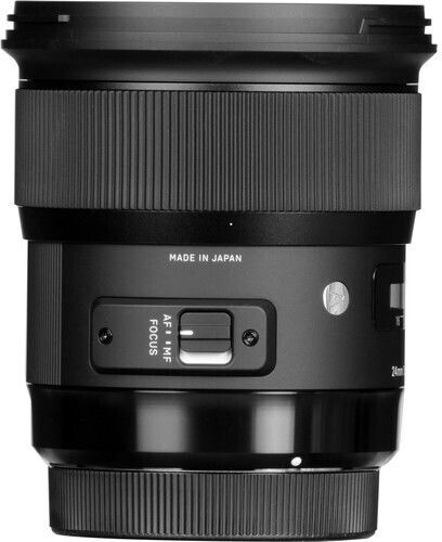 Sigma Full Frame Φωτογραφικός Φακός 24mm f/1.4 DG HSM Art Wide Angle για Nikon F Mount Μαύρος