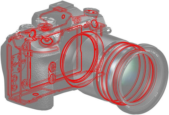 Olympus Crop Φωτογραφικός Φακός M.Zuiko Digital ED 12-200mm f/3.5-6.3 Standard Zoom για Micro Four Thirds (MFT) Mount Μαύρος