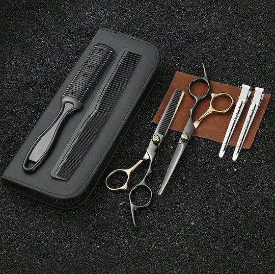 Nopps Set Trimming & Thinning Hair Cutting Scissors 6"