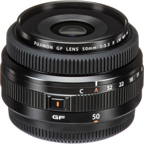 Mittelformat Kameraobjektiv GF 50mm f/3.5 R LM WR Standard / Pfannkuchen für  G Mount Black