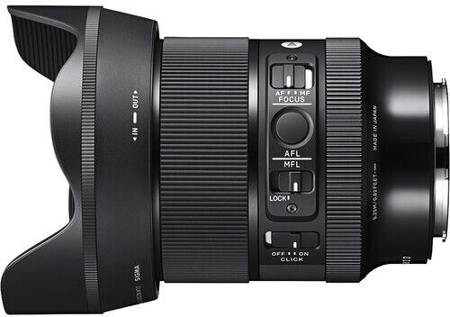 Sigma Пълен кадър Фотообектив 24mm f/1.4 DG DN Art Широк ъгъл за Лайка Л Монтаж Черен