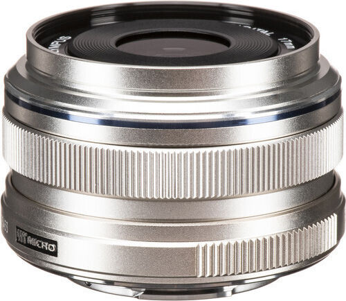 Olympus Crop Φωτογραφικός Φακός M.Zuiko Digital 17mm f/1.8 Σταθερός για Micro Four Thirds (MFT) Mount Ασημί