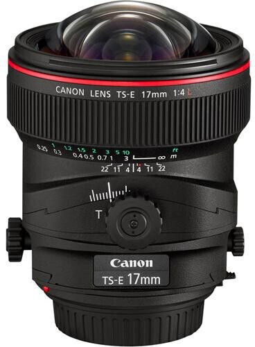 Canon Full Frame Φωτογραφικός Φακός TS-E 17mm f/4L Wide Angle / Tilt-Shift για Canon EF Mount Μαύρος