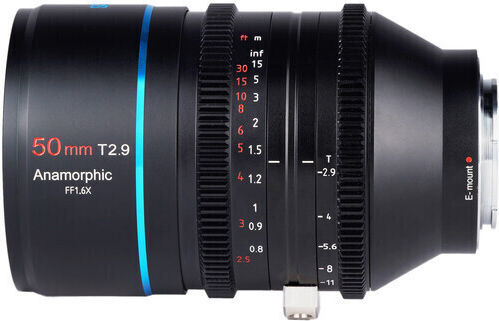 Sirui Full Frame Φωτογραφικός Φακός 50mm T2.9 1.6x Anamorphic Standard Zoom για Leica L Mount Μαύρος