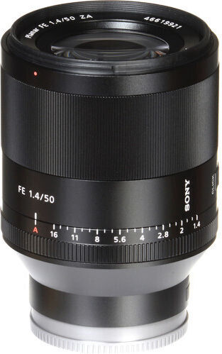 Sony Full Frame Camera Lens Planar T* FE 50mm F1.4 ZA Fixed for Sony E Mount Black