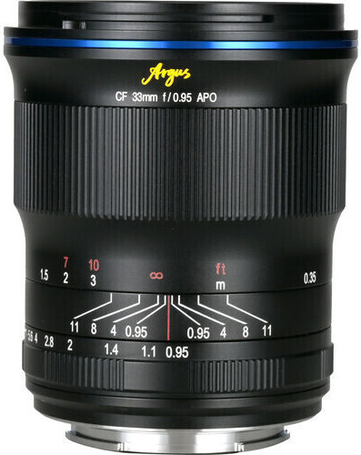 Laowa Crop Φωτογραφικός Φακός Argus 33mm f/0.95 CF APO Σταθερός για Sony E Mount Μαύρος