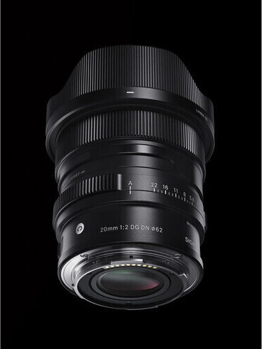 Sigma Full Frame Camera Lens 20mm F/2 DG DN Contemporary Fixed for Leica L Mount Black
