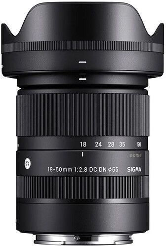 Sigma Crop Camera Lens 18-50mm F/2.8 DC DN Standard Zoom for Canon RF Mount Black