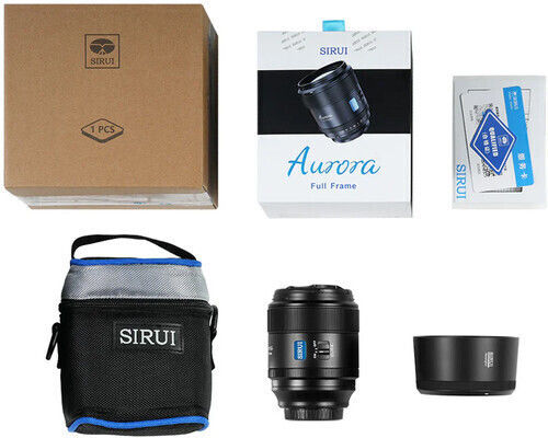 Sirui Full Frame Φωτογραφικός Φακός Sirui Aurora 85mm f/1.4 Σταθερός για Fujifilm X Mount Μαύρος