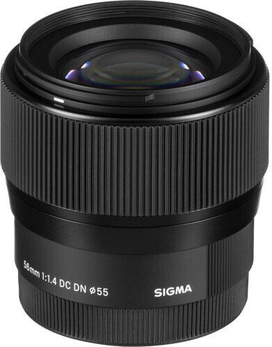 Sigma Crop Obiectiv Foto 56mm f/1.4 DC DN Contemporary Teleobiectiv pentru Montura Canon RF Black
