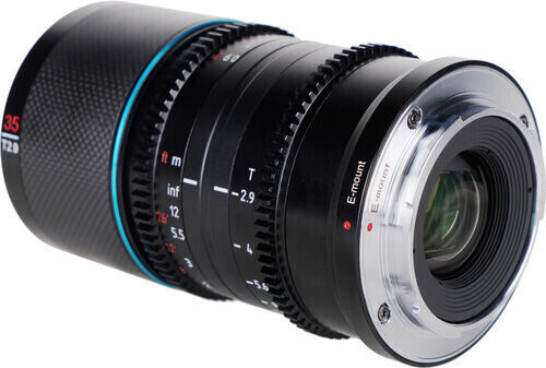 Sirui Full Frame Φωτογραφικός Φακός Saturn 35mm T2.9 1.6x Carbon Fiber Full-Frame Anamorphic Σταθερός για Nikon Z Mount Μαύρος