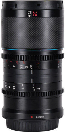 Sirui Full Frame Φωτογραφικός Φακός Saturn 35mm T2.9 1.6x Carbon Fiber Full-Frame Anamorphic Σταθερός για Nikon Z Mount Μαύρος