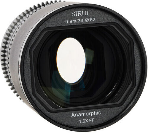 Sirui Full Frame Camera Lens 75mm T2.9 1.6x Carbon Fiber Full-Frame Anamorphic Fixed for Sony E Mount Black