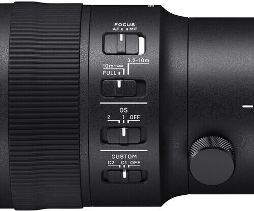 Sigma Full Frame Camera Lens 500mm f/5.6 DG DN OS Sports Telephoto for Leica L Mount Black