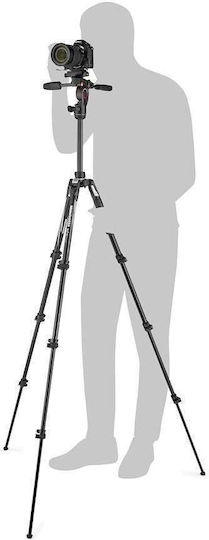 Manfrotto Статив Befree Advanced Lever от Алуминий с 3-посочен Тип Глава до 151 см