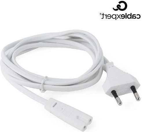 Cablexpert Euro - IEC C7 Cable 1.8m Λευκό PC-184/2-W