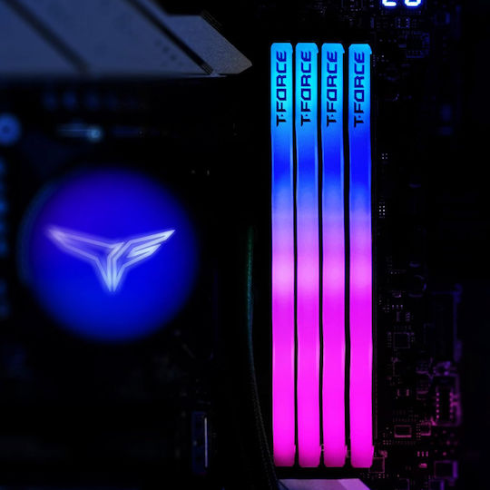 TeamGroup T-Force Delta RGB DDR5 32GB RAM με 2x16GB Modules και Ταχύτητα 6000 για Desktop