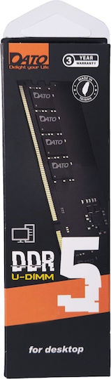 Dato 32GB DDR5 RAM mit Geschwindigkeit 5600 für Schreibtisch (DT32G5DU56)