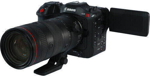 Canon Βιντεοκάμερα EOS C70 RF + 24-105mm f2.8L IS 4K DCI @ 120fps Αισθητήρας CMOS Αποθήκευση σε Κάρτα Μνήμης με Οθόνη Αφής 3.5" και HDMI