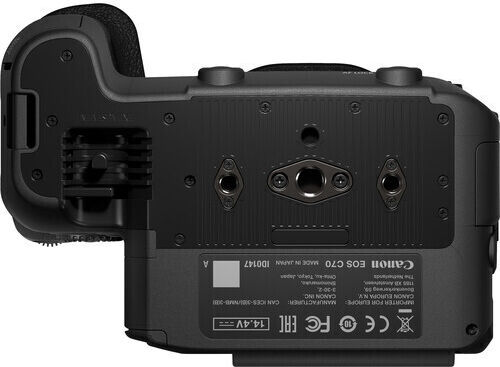 Canon Βιντεοκάμερα EOS C70 + RF 70-200 mm f2.8L IS 4K DCI @ 120fps Αισθητήρας CMOS Αποθήκευση σε Κάρτα Μνήμης με Οθόνη Αφής 3.5" και HDMI