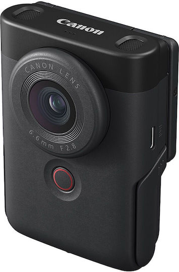 Canon Βιντεοκάμερα Powershot V10 Vlogging Kit Black 4K UHD @ 30fps Αισθητήρας CMOS Αποθήκευση σε Κάρτα Μνήμης με Οθόνη Αφής 2" και HDMI / WiFi