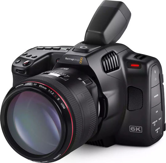 Blackmagic Design Βιντεοκάμερα 4K DCI Pocket Cinema Camera 6K G2 Αισθητήρας CMOS Αποθήκευση σε Κάρτα Μνήμης με Οθόνη Αφής 5" και HDMI