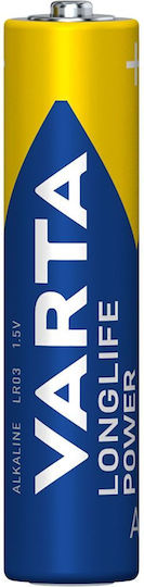 Varta Longlife Power Alkaline Batteries AAA 1.5V 10pcs