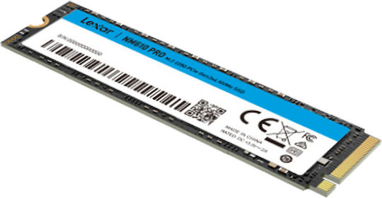 Lexar NM610PRO SSD 500GB τύπου M.2 με σύνδεση PCI Express 3.0 LNM610P500G-RNNNG