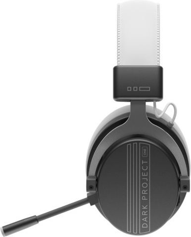 Dark Project Vexo Wireless Over Ear Gaming Headset with 3.5mm / Bluetooth / USB Connectivity Gray for Nintendo Switch / PC / PS4 / PS5 / XBOX