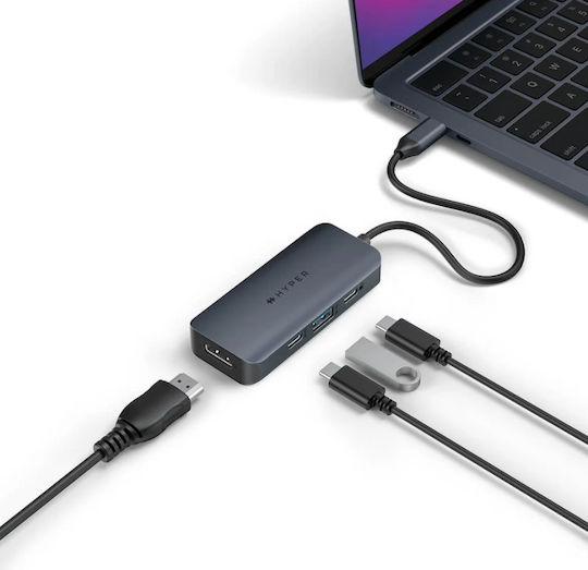 Targus HyperDrive Next USB-C Docking Station με HDMI 4K PD Μαύρο