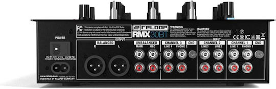 Reloop RMX30BT Αναλογικός Μίκτης 3.0 Καναλιών & Bluetooth