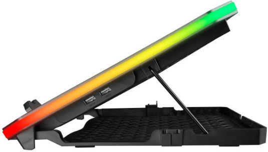 Rampage Metafor Cooling Pad για Laptop με 6 Ανεμιστήρες και Φωτισμό