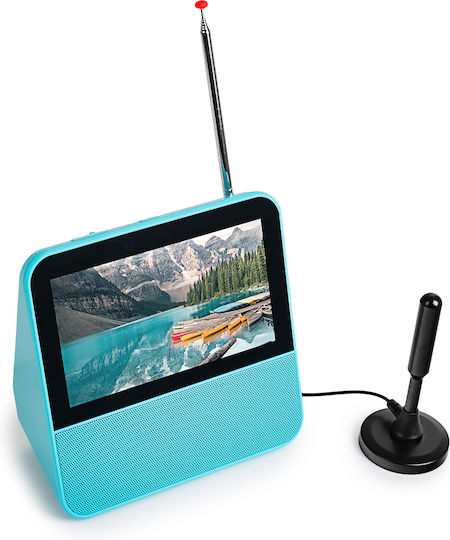 Mini Tragbarer Fernseher 7" DVB-T2 DAB+ FM H.265 T