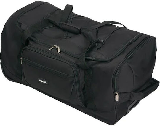 Reisetasche 86.9Es Schwarz mit Rädern Stoff L71xB34xH36cm