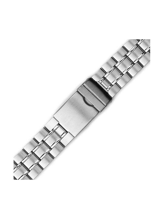 KOSTELO Metallic Bracelet Silver 22mm