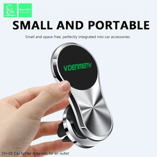 Ven-Dens Suport Auto pentru Telefon cu magnet Argint