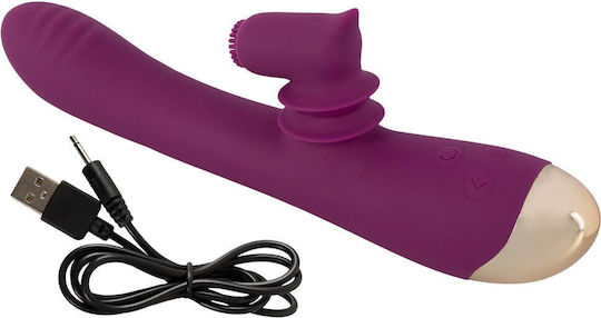 Javida 2 Function Δονητής Rabbit 22.3cm Λιλά