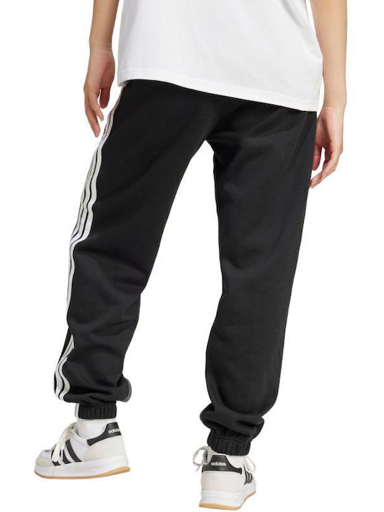 adidas Essentials 3-stripes Jogginghose Vlies Schwarz