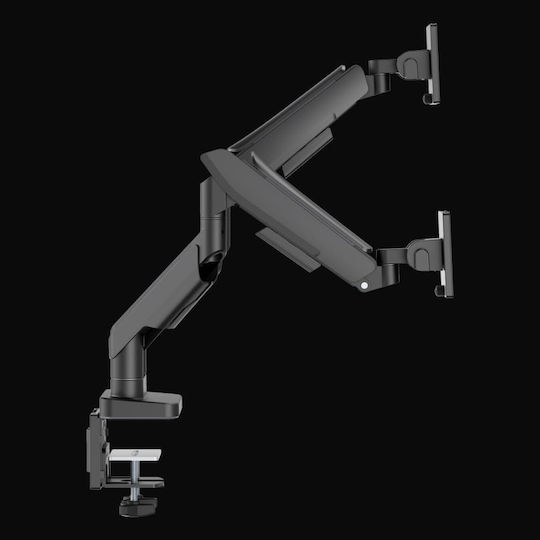 LC-Power LC-EQ-A34B-D Βάση Γραφείου για 2 Οθόνες έως 34" με Βραχίονα