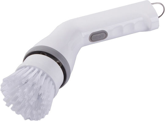 Perie Electrică Rotativă Fără Fir 5W 2 Capete de Perie Cablu de Încărcare USB Tip C Curățare Profundă Albă