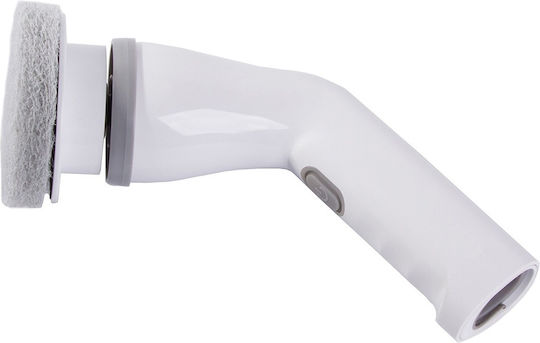 Perie Electrică Rotativă Fără Fir 5W 2 Capete de Perie Cablu de Încărcare USB Tip C Curățare Profundă Albă