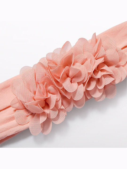 Abel & Lula Flower Hair Band 5453 Salmon